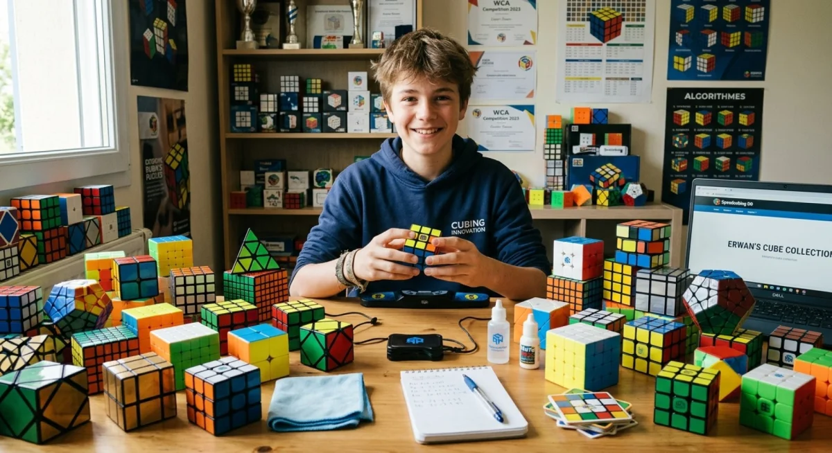 Bienvenue dans l'univers d'Erwan : Ma collection de Rubik's Cube